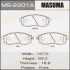 Колодка тормозная передняя Nissan Juke (10-), Primera (01-05), Teana (03-14), Tida (07-)/ Suzuki SX 4 (06-14) (MS2201) MASUMA