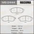 Колодка тормозная передняя Infiniti FX 35 (05-10)/ Nissan Murano (04-16), Pathfinder (05-14)/ Renault Koleos (08-) (MS2444) MASUMA