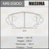 Колодки дисковые ALMERA TINO/ V10 front (1/12) MASUMA MS2900 (фото 1)