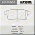 Колодки дискові MASUMA  CX7/ ER3P 06- rear (1/12) MS5902