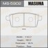 Колодки дисковые CX7/ ER3P 06- rear (1/12) MASUMA MS5902 (фото 1)