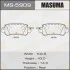 Колодки дисковые CX-5 2011- rear (1/12) MASUMA MS5909 (фото 1)