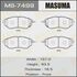 Колодка гальмівна передня Subaru Forester (12-), Impreza (08-14), Legacy (09-14) (MS7499) MASUMA