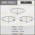 Колодка тормозная MASUMA MS7501 (фото 1)