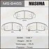 Колодка тормозная передняя Honda Accord (02-05), Civic (06-11), FR-V (05-09) MASUMA MS8465 (фото 1)