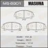 Колодки дисковые ACCORD/V2400 front (1/12) MASUMA MS8901 (фото 1)
