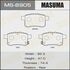 Колодки дискові MASUMA  ACCORD/CP1, CP2, CU1 rear (1/16) MS8905
