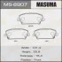 Колодки дисковые MASUMA  CIVIC/ CIVIC HYBRID front   (1/12) MS8907