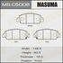 Колодки дисковые MASUMA  ACCORD/ CP2  2013-   front   (1/12) MSC5006