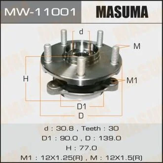 Ступиця front AURIS/ NDE150, NRE150 (with ABS) MASUMA MW11001