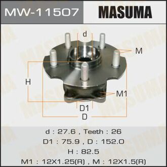 Маточина колеса задн. RAV4/ ASA33L MASUMA MW11507