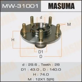Ступица колеса MASUMA MW31001