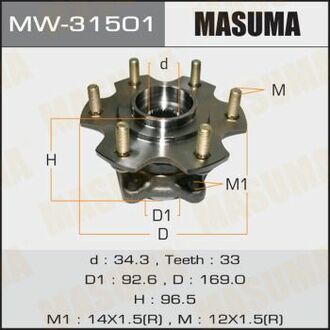 Маточина колеса MASUMA MW31501 (фото 1)