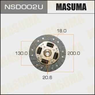 Диск сцепления MASUMA NSD002U (фото 1)