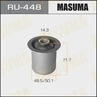 Сайлентблок Regius/Touring Hiace /LXH4#, RCH42/ Granvia/Grand Hiace/VCH2#/ задн. нижн. out MASUMA RU448