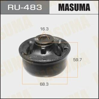 Сайлентблок переднього важеля задній MASUMA RU483 (фото 1)
