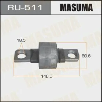 Сайлентблок заднього поздовжнього важеля MASUMA RU511