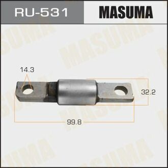 Сайлентблок переднього важеля передній (з вухами) MASUMA RU-531 (фото 1)