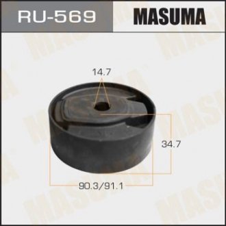 Сайлентблок заднего редуктора Toyota RAV 4 (05-) MASUMA RU569 (фото 1)