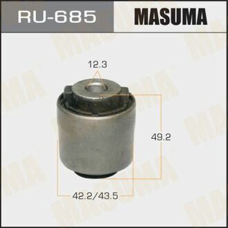Сайлентблок заднього поперечного важеля внутрішній MASUMA RU-685 (фото 1)