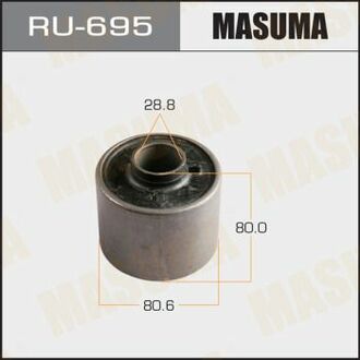 Сайлентблок переднього важеля задній (без кронштейну) MASUMA RU-695 (фото 1)