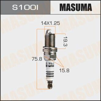 Свічка запалювання IRIDIUM (IK16) MASUMA S100I (фото 1)