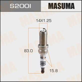 Свеча зажигания IRIDIUM (IKH16) MASUMA S200I