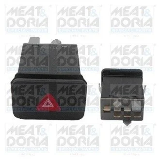 Выключатель аварийного светового сигнала с реле VW Bora/ Golf IV 98-06 MEAT&DORIA 23611 (фото 1)