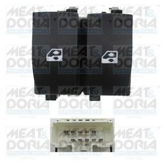 Кнопка піднімання вікна передн Лів RENAULT ESPACE IV, GRAND SCENIC II, LAGUNA II, MEGANE II, SCENIC II 1.4-3.5 03.01- MEAT&DORIA 26107