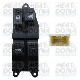Кнопка піднімання вікна передн Лів TOYOTA YARIS 1.0/1.4D/1.5 03.00-05.18 MEAT&DORIA 26429
