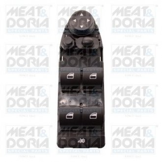 Кнопка склопідіймача (L) BMW 5 (E60/E61) 03-10 (блок) MEAT&DORIA 26493