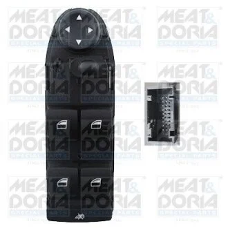 Кнопка піднімання вікна передн Лів BMW 3 (E90), 3 (E91) 1.6-3.0D 09.06-12.12 MEAT&DORIA 26494 (фото 1)
