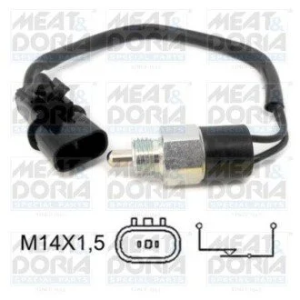 Датчик увімкнення заднього ходу Mitsubishi Pajero II/Sport 2.5TD/3.0 V6 90- MEAT&DORIA 36034