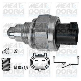 MEATDORIA TOYOTA Выключатель фонаря заднего хода Auris,Avensis,Corolla,Yaris MEAT&DORIA 36084