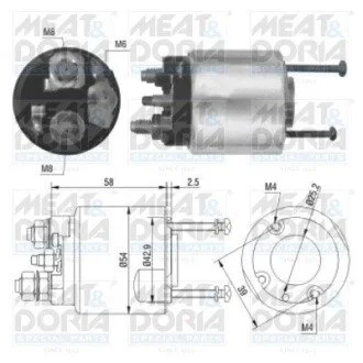 Соленоид стартера MEAT&DORIA 46016