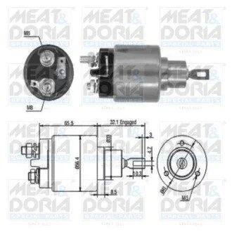 Соленоїд стартера MEAT&DORIA 46030
