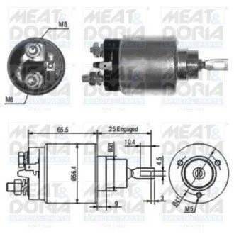 Соленоїд стартера MEAT&DORIA 46074