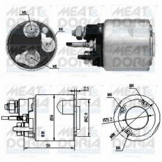 Соленоид стартера MEAT&DORIA 46159