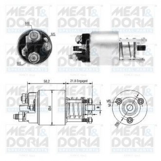 Соленоїд стартера MEAT&DORIA 46281