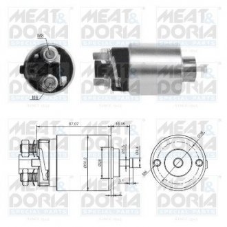 Соленоїд стартера MEAT&DORIA 46285