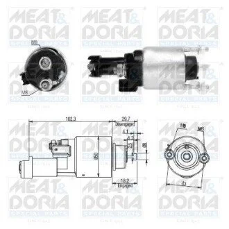 Соленоїд стартера MEAT&DORIA 46315