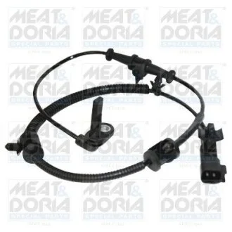 Датчик ABS передн Лів/Прав CHEVROLET CRUZE, ORLANDO, VOLT, OPEL AMPERA, ASTRA J, ASTRA J GTC, MERIVA B, ZAFIRA C 1.3D-2.0D 05.09- MEAT&DORIA 90323