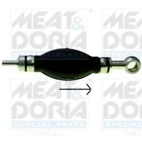 MEATDORIA Насос (&quot;груша&quot;) ручной подкачки топлива d=8mm/d=14mm MEAT&DORIA 9062 (фото 1)