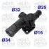 Фланец системы охлаждения VW Golf 1.6 03-14/Audi A3 1.6 03-12 93241
