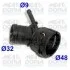 Фланец системы охлаждения VW Caddy III 1.9 TDI/2.0 SDI 04-10 MEAT&DORIA 93516 (фото 1)