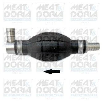 MEATDORIA Насос (&quot;груша&quot;) ручной подкачки топлива угловой/прямой d=12mm/d=12mm MEAT&DORIA 9592 (фото 1)