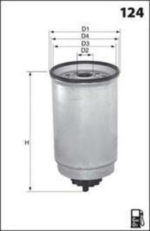 Фільтр палива (аналогWF8052/KC90) MECAFILTER ELG5223