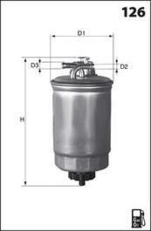 Фільтр палива (аналог/KL233/2) MECAFILTER ELG5283 (фото 1)