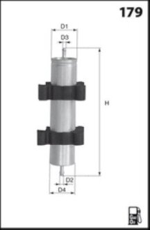 Автозапчасть MECAFILTER ELG5467