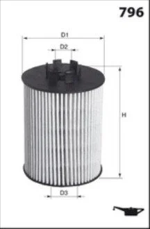 Фільтр оливи MECAFILTER ELH4430